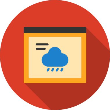 bulut hesaplama vektörü simgesi