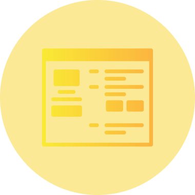 Belge. Web simgesi basit illüstrasyon