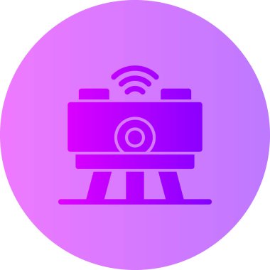 kamera simgesi vektör illüstrasyonu