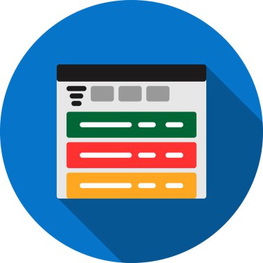 seo düz vektör simgesi