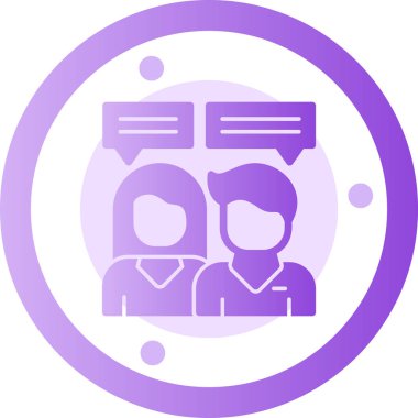 İnsan simgesinin vektör illüstrasyonu