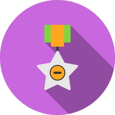 ödül madalya kutsal kişilerin resmi, vektör çizim