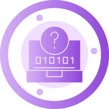 Veri. Web simgesi basit illüstrasyon