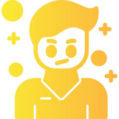 avatar erkek kullanıcı simgesi ana hat biçiminde