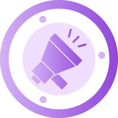 hoparlör ağ simgesi basit illüstrasyon