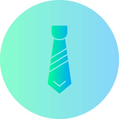 Kravat. Web simgesi basit illüstrasyon