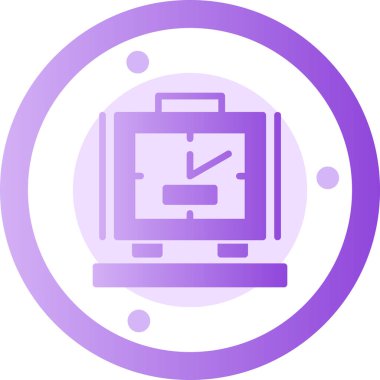 Alarm simgesi vektör illüstrasyonu