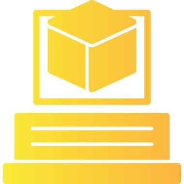 Kitap. Web simgesi basit illüstrasyon