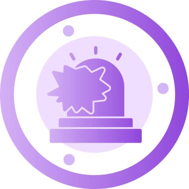 Bir pusula simgesinin vektör illüstrasyonu