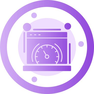 Bir gaz simgesinin vektör illüstrasyonu