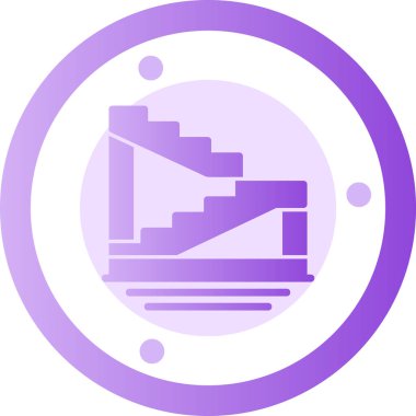 Modern yapı simgesinin vektör illüstrasyonu