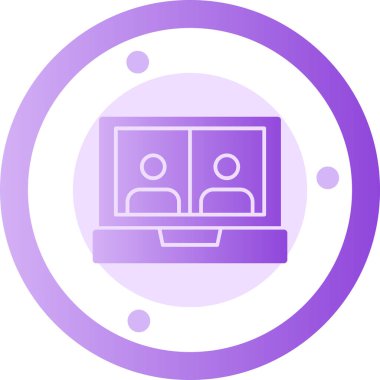 Robot simgesinin vektör illüstrasyonu