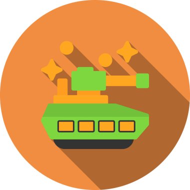 askeri simge, modern vektör illüstrasyon tasarımı