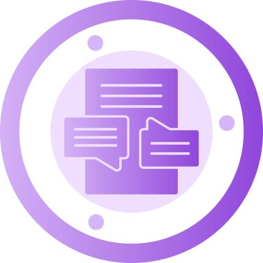 Konuşma baloncukları. vektör illüstrasyonu.