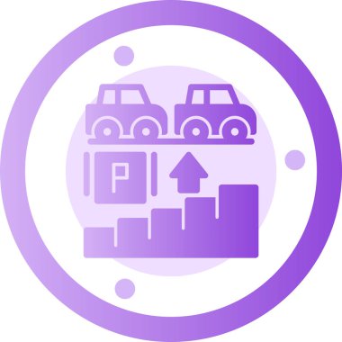 Benzersiz park vektörü simgesi