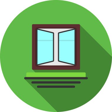 Ofis Binası renkli vektör simgesi.