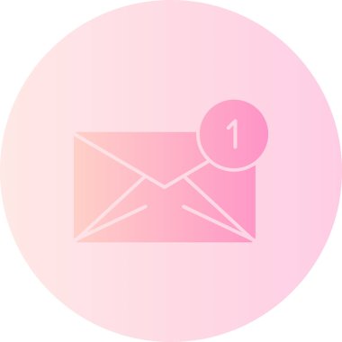 İleti simgesinin vektör illüstrasyonu