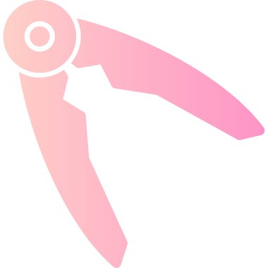 makas simgesi vektör illüstrasyonu