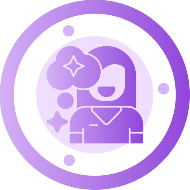 avatar. Web simgesi basit illüstrasyon