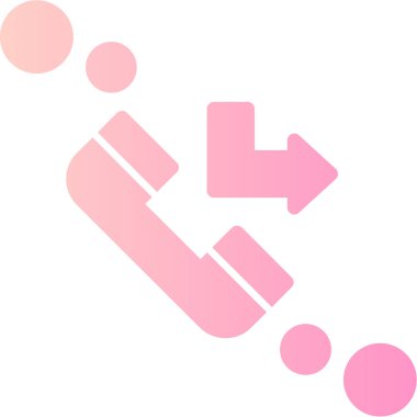 Telefon simgesi vektör illüstrasyonu