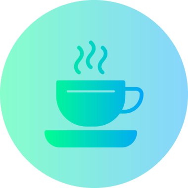 çay web simgesi basit illüstrasyon