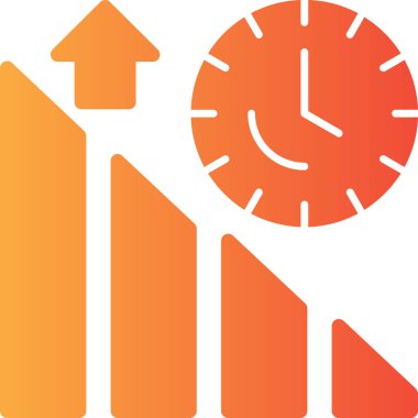 Zaman simgesi. vektör illüstrasyonu