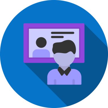 Bir resim simgesinin vektör illüstrasyonu