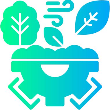 bitki simgesi vektör illüstrasyonu