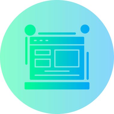 tarayıcı web tasarım simgesi modern tasarım