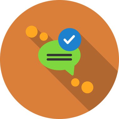 ileti ikonu vektör illüstrasyonu