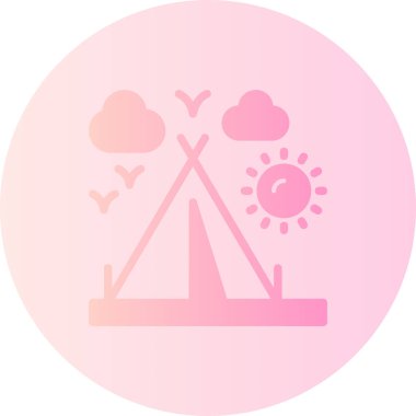 Modern bir simgenin vektör illüstrasyonu