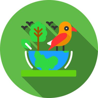 Çizgi film biçim simgesinin vektör illüstrasyonu