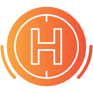 ilk harf h logo tasarım vektör şablonu