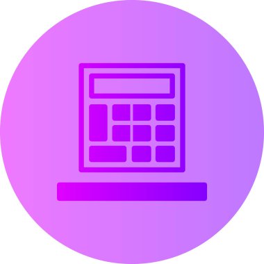 Takvim simgesi vektör illüstrasyonu