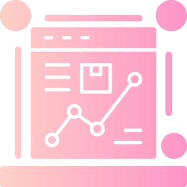 seo modern simgesinin vektör illüstrasyonu