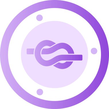 Pusula. Web simgesi basit illüstrasyon