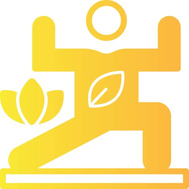 Çiçekli bir adamın vektör çizimi