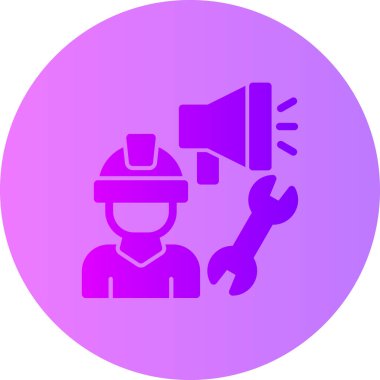 Bir insan simgesinin vektör illüstrasyonu