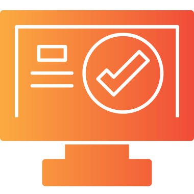 İşaretleme simgesinin vektör illüstrasyonu