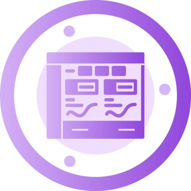 seo modern simgesinin vektör illüstrasyonu