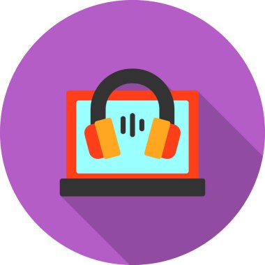 Bilgisayar kutsal kişilerin resmi. düz tasarım