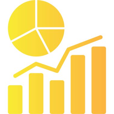grafik simgesinin vektör illüstrasyonu