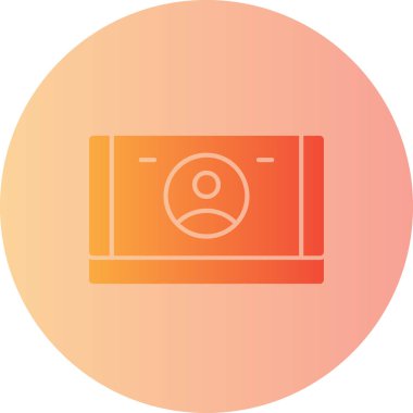 Modern simgenin vektör illüstrasyonu