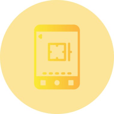 akıllı telefon simgesi vektör çizimi