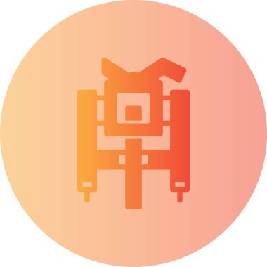 Çin yemek ikonunun vektör illüstrasyonu