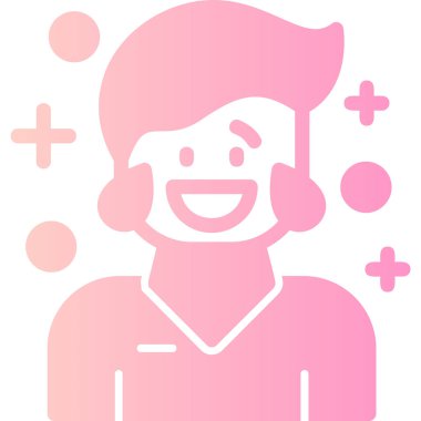 Kadın simge vektör çizim