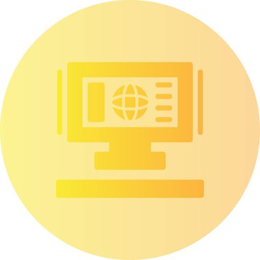 seo modern simgesinin vektör illüstrasyonu