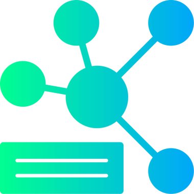 Ağ simgesi, basit vektör illüstrasyonu