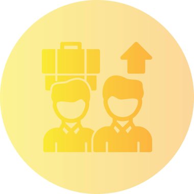 İş simgesinin vektör illüstrasyonu