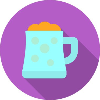 Bira. Web simgesi basit illüstrasyon